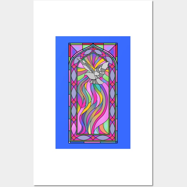 Stained Glass 09 (Style:31) Wall Art by luminousstore